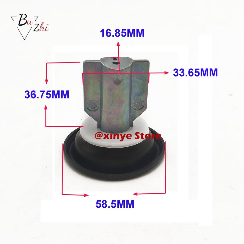 Motorcycle Carburetor Repair Kit Floating Needle Seat Plunger Vacuum Diaphragm for Kawasaki ZX400 ZXR400 1990-1999 ZX ZXR 400