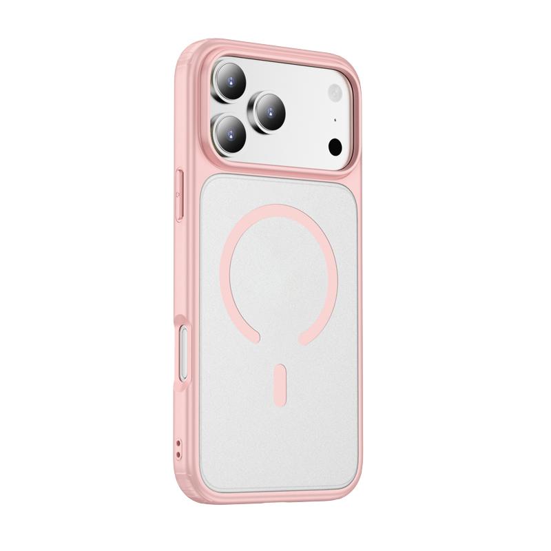 Custodia Magnetica Premium Opaca Antiurto per IPhone 17 Air 16 15 14 Plus Pro Max Copertura Corazza Robusta con Sensazione di Pelle