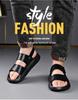 Men's Summer 2025 Dual-Use Non-Slip Driving Sandals: Casual Thick-Soled Beach Shoes