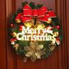 Merry Christmas LED Lights Christmas Tree Wreath Hanging Lights Christmas Home Decorations Party Supplies