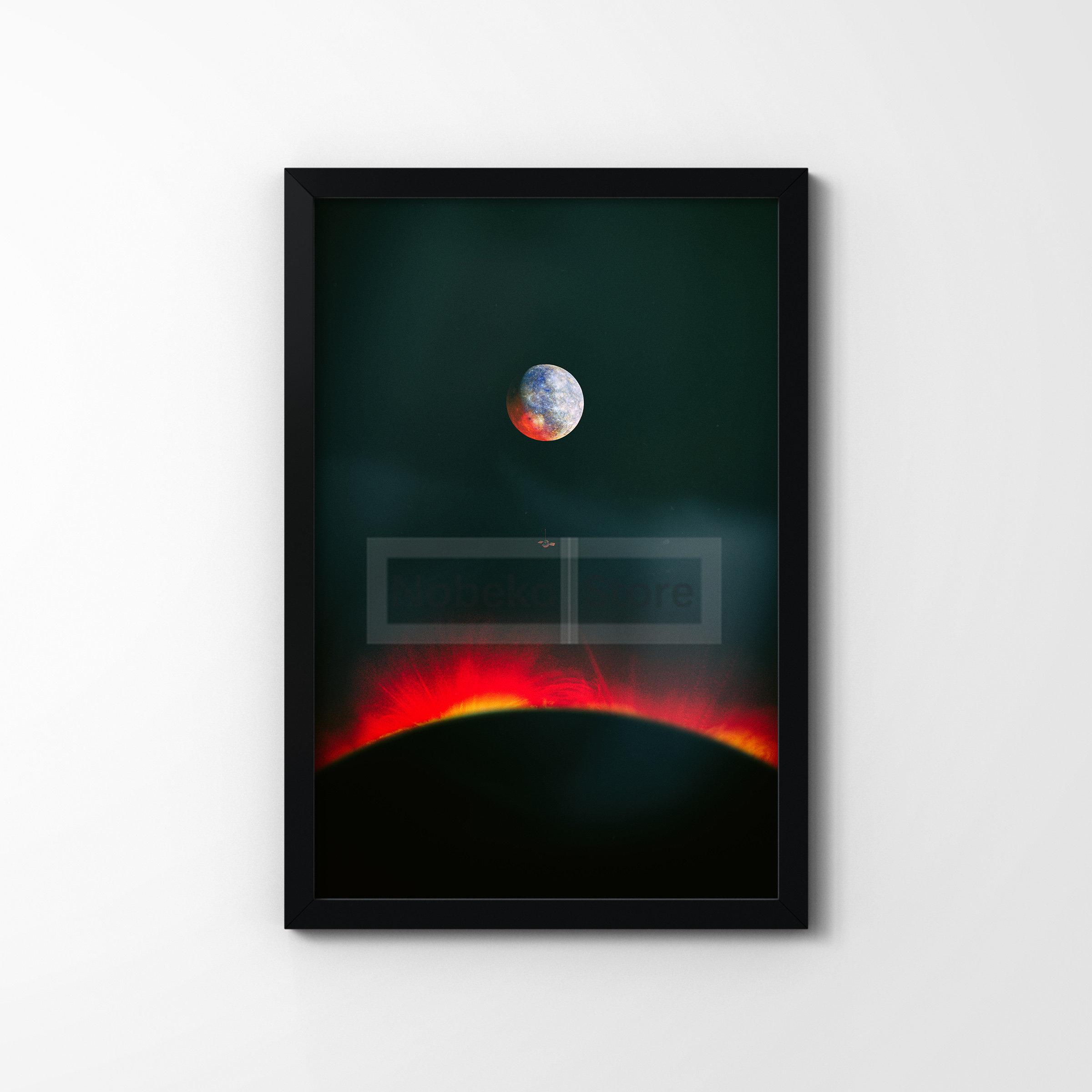 

Вселенная Солнечная система Планета Плакат Космос Девять основных планет Печать на холсте Картина Настенные картины Главная Комната Современный декор 21x30cm No Framed