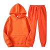 Männer Einfarbig Mit Kapuze Pullover Sets Herbst Winter Fleece Hoodie Zwei Stück Anzug Plus Größe männer Sportswear Hose trainingsanzug