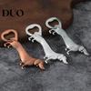 Cute Dog Beer Opener Dachshund Bottle Opener, Zinc Alloy Puppy Unique Kitchen Bar Gadget Portable Metal for And Home Handheld Tool