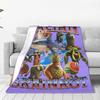 Italian Brainrot Tralalelo Tralala Tung Tung Tung Sahur Meme  Fuzzy Blankets  Novelty Throw Blanket for Home Plush Thin Quilt