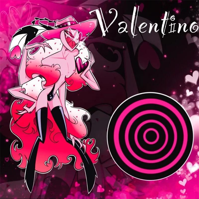 Hazbin Hotel Angel Dust Vaggie Husk Vox Adam Valentino Alastor Custom Acrylic Stand Desktop Ornament Festival Gift