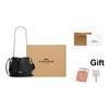 Coach Faye 18 Silver Logo Bucket Bag Mini Women Bags Black CDB67-SVBK