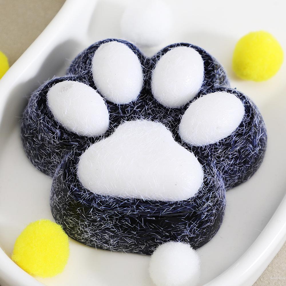 Cute Cat Paw Squeeze Toy - Soft Squishy Stress Relief For Anxiety & Relaxation - Fun Decompression Gift For Adults & Kids