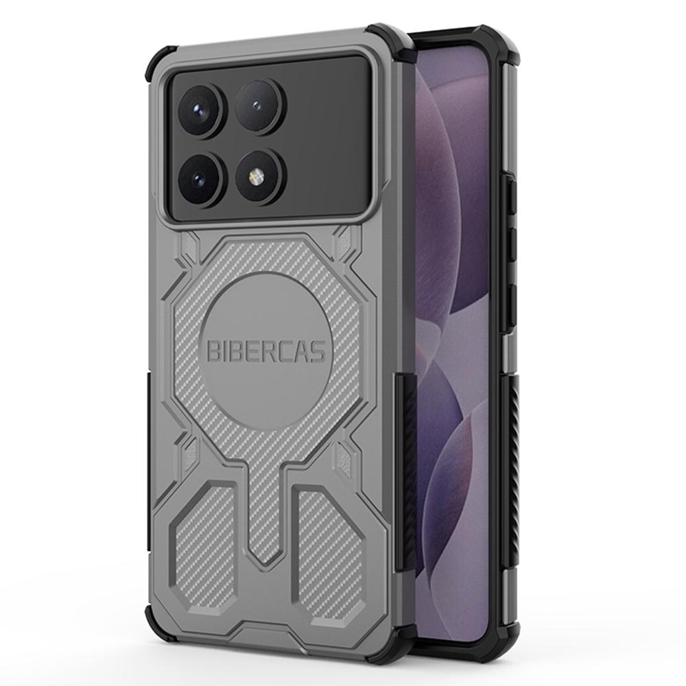 BIBERCAS J-16 Series Phone Case For Xiaomi Poco F6 Pro 5G/Redmi K70 Pro 5G/K70 5G Compatible with MagSafe Anti Drop TPU+PC Cover