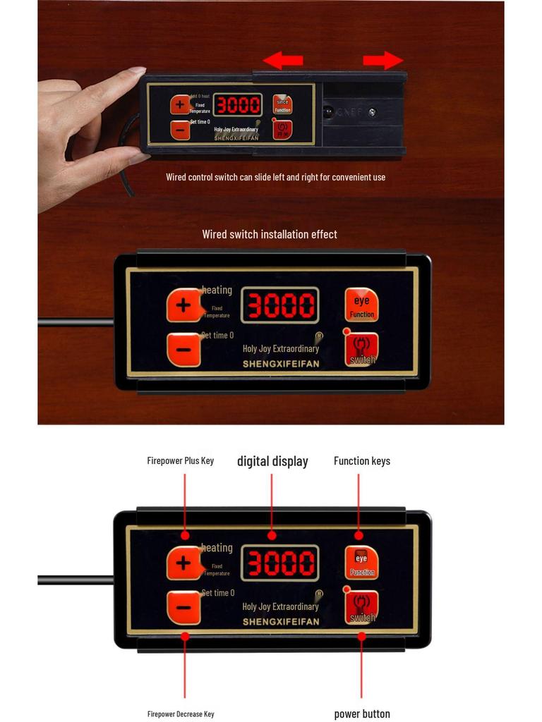 Shengxi High-Power Induction Cooktop: Commercial-Grade, Round, Embedded, Ideal for Stir-Fry and Home Use
