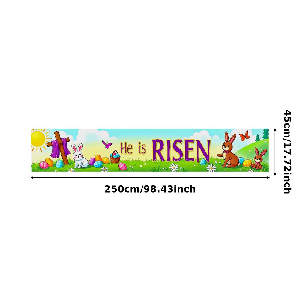 

Easter Theme Easter Decoration Easter Egg Banner For Spring Festival Community Event Church Event