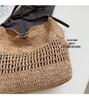 Luxury Straw Crochet Tote: Spacious, Versatile Crossbody for Vacation