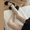 Aesthetic Star Patterned Silk Stockings Sexy Sheer Thin Tights Japanese Harajuku Nylon Pantyhoses Streetwear for Women