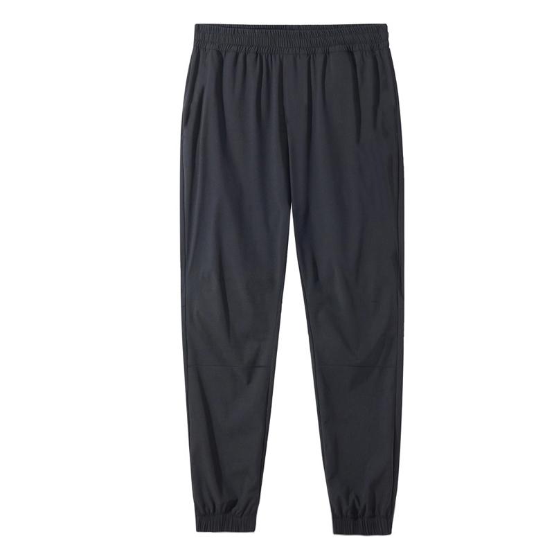 Li Ning Sports Drawstring Cuffed Versatile Joggers Men Bottoms Black AYKT529-1