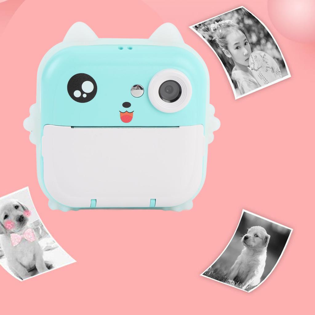 1080P   Print Camera with Print Paper 48MP Selfie Digital Camera Thermal Printing 800mAh Battery for Travel Photography