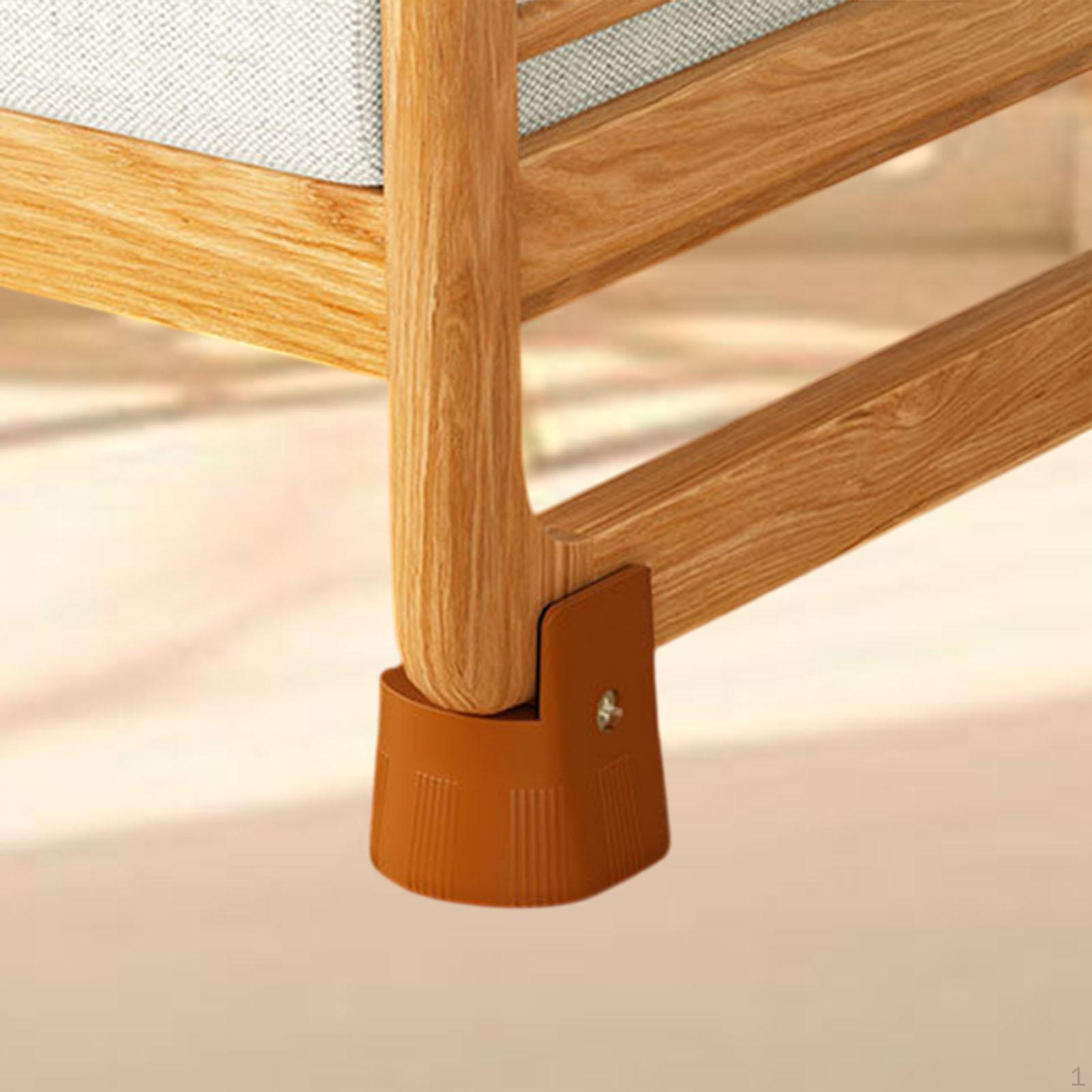 

Нескользящая подставка для кровати с винтовыми зажимами, увеличение высоты для гостиной, дивана, стола, шкафа, дивана коричневый