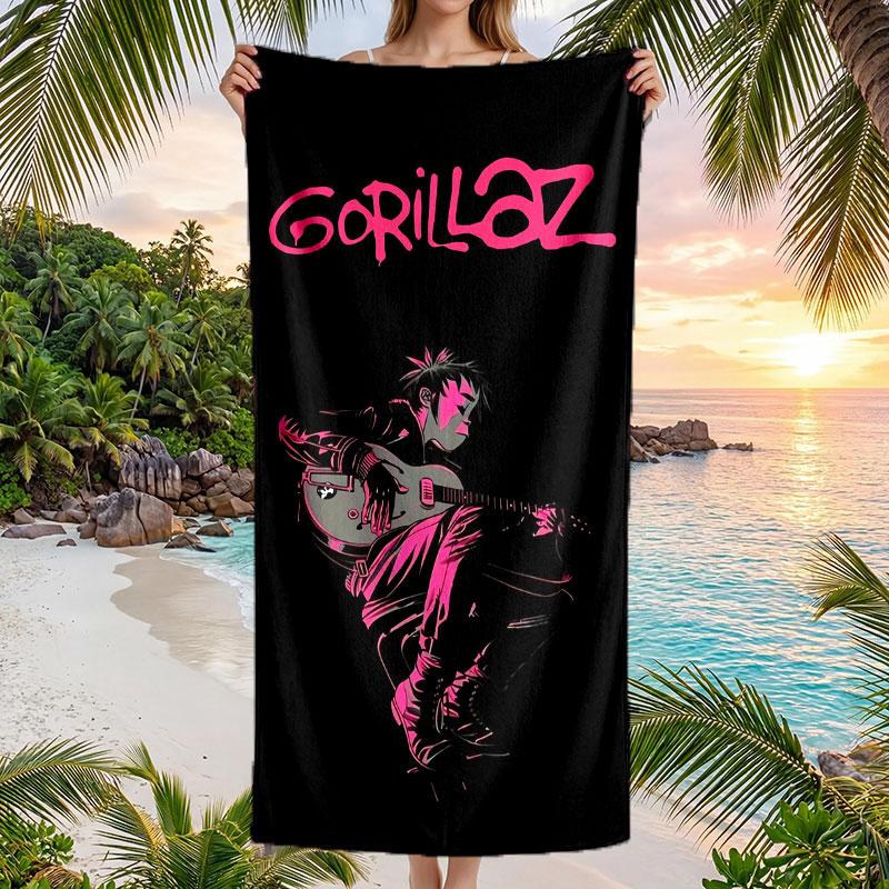 Large Beach Towel Quick Dry Absorbent Towel For Beach IndoorGorillaz