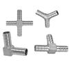 6 8 10 12 13 14 15 16 20 25 32 40 50 mm Schlauchstutzen Winkelstück Kreuzstück T-Stück U Y-Form 2 3 4 Wege Schlauchtülle Verteiler 304 Edelstahl Wasser Gas
