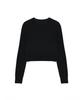 Nigaennikol Cashmere Nicole Logo Crop Jacquard Knit_Black