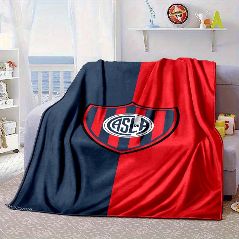 Club Atletico San Lorenzo  Portable Blanket/Soft Blanket Bedding Blanket Suitable for Travel Camping Living Rooms Offices Sofas Fan Gifts