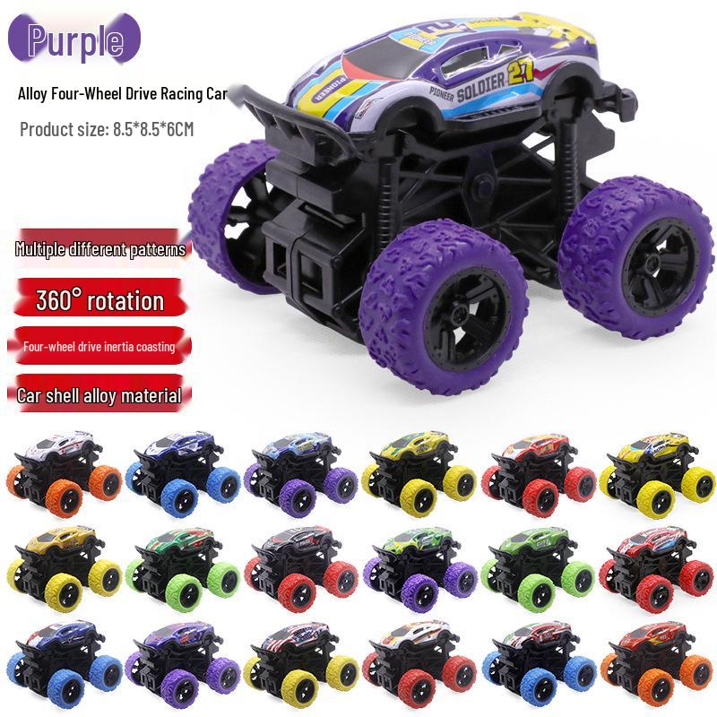 Kids' Inertial Excavator Toy Car: Off-Road Vehicle for Boys, Perfect for Small Gifts and Night Markets