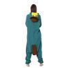 Animal Theme Cartoon One-Piece Pajamas Platypus Fleece Couple Loungewear