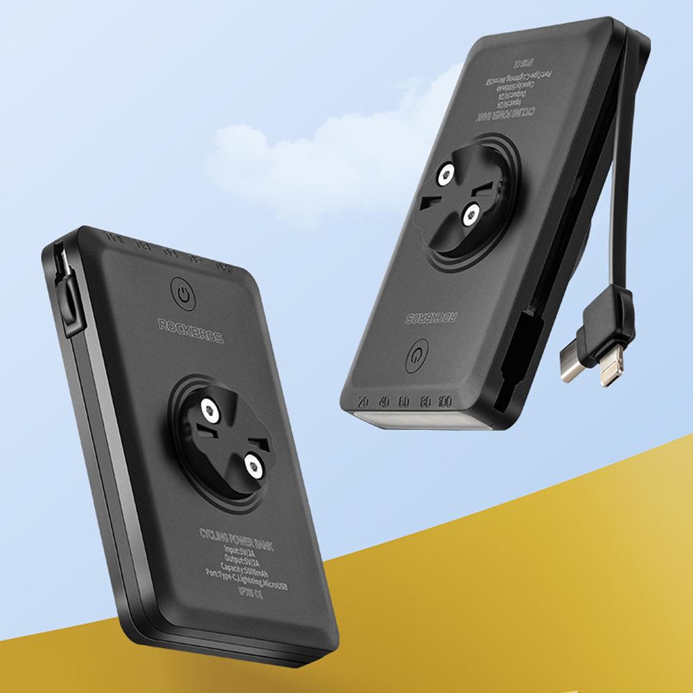 

Велосипедный фонарь Power Bank Многофункциональный Power Bank большой емкости с кабелем для зарядки Портативный наружный аксессуар для велосипеда Rger