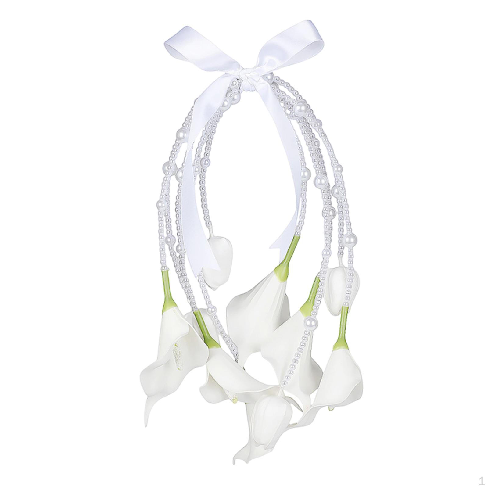

Bridal Bouquet, Wedding Flowers, Ceremony Decoration with Pearl Details, Lightweight Bouquet Ideal Design C