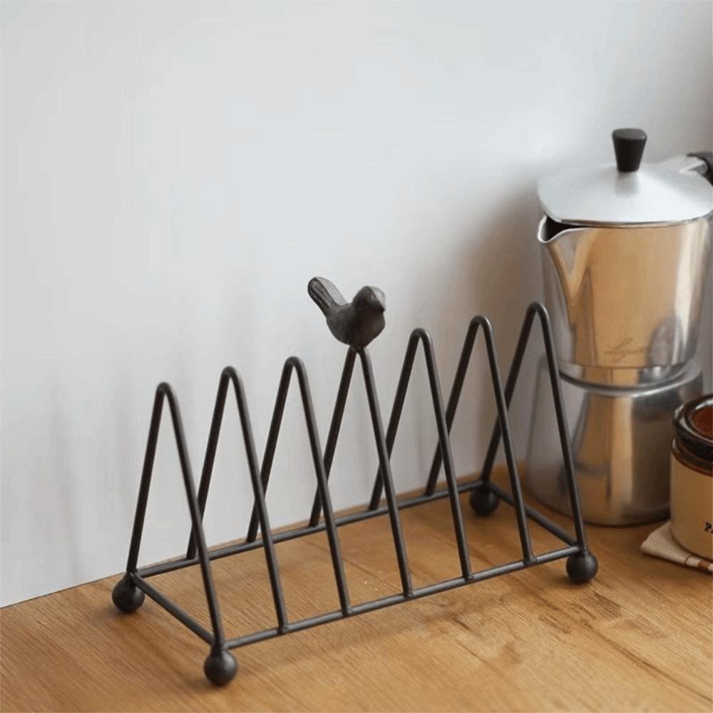 Wire Construction Plate Rack Layered Shelf Storage New Pot Lid Rack  Desk Organizer