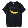 Lässige Sommerkleidung Kinder T-Shirt Hohe Qualität Baumwolle Lustiger Bananen Aufdruck Rundhals Locker Kurzärmlig Kinderkleidung T-Shirts