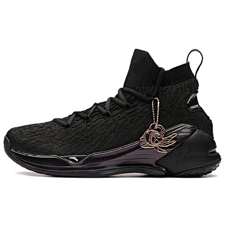 Anta KT4 Pro Thompson 4 Cushioning Slip Resistant Abrasion Resistant High top Basketball Shoes Men's Black 11841101-15