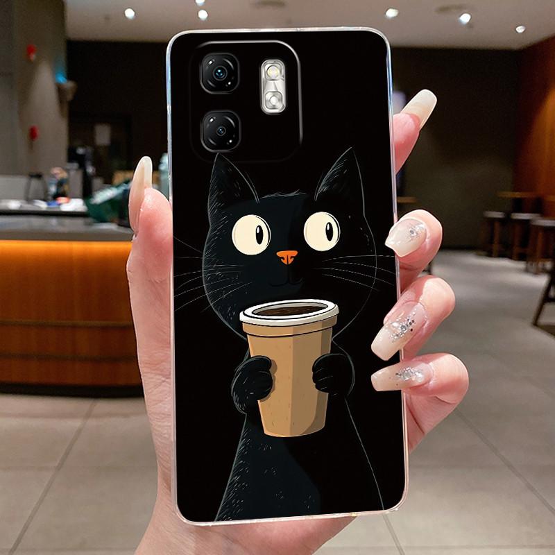 For Infinix Smart 9 X6532 Case Infinix Hot 50i Cover X6531 X6531B Silicone Luxury Dragon Cute Cool Boys Girls Transparent Bumper