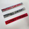 3D Chrom Metall Heckklappe Auto Abzeichen Logo Turbo Diesel Emblem Aufkleber Karosserie Aufkleber Klebeaufkleber Zubehör