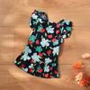 High-end Pet Princess Dress Soft Pet Suspender Dress Fashion Dog Floral Dress  Summer