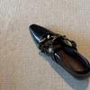 Sheepskin version~ retro style rivets beaded square head inner height increase Mary Jane shoes women's shallow mouth word with temperament single shoe