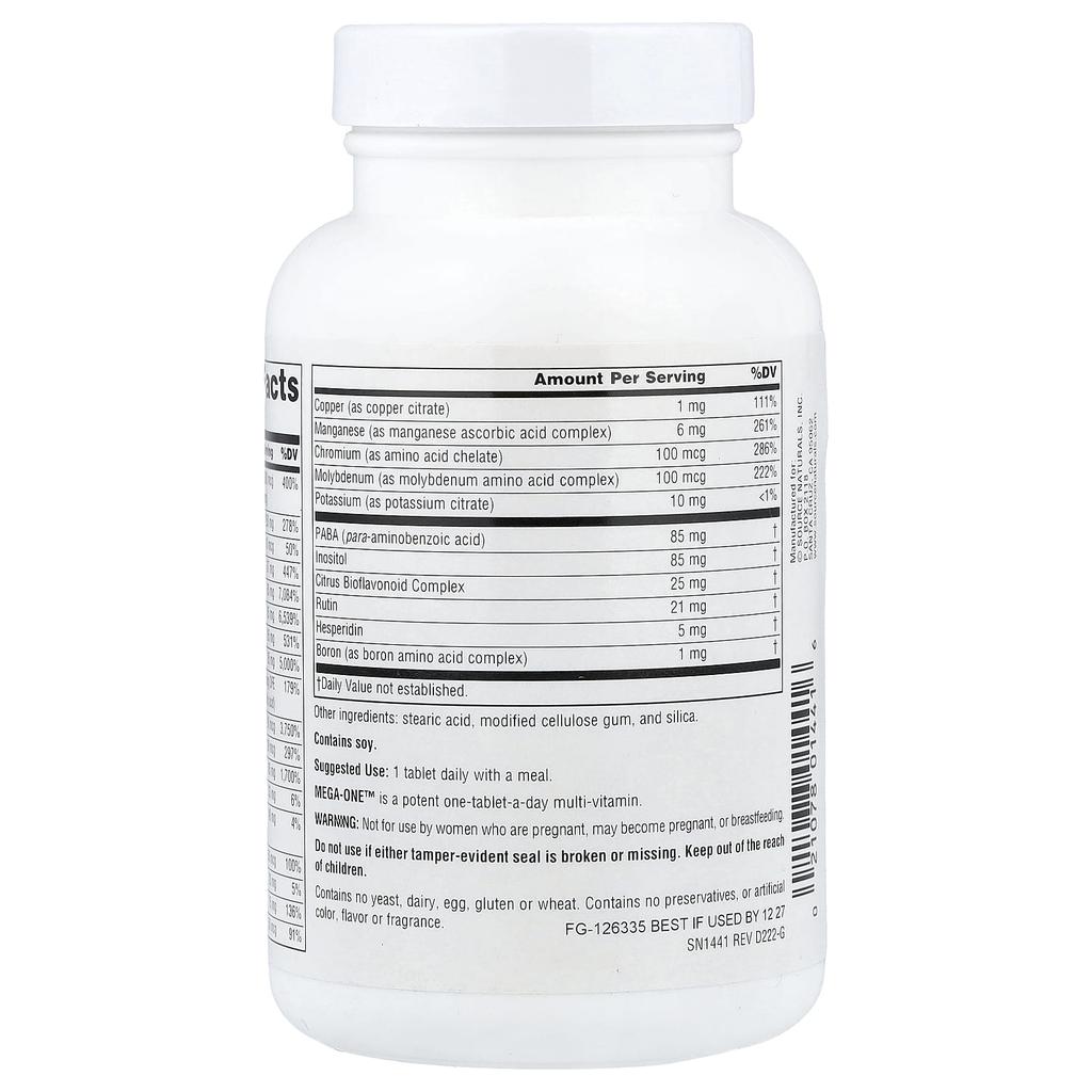 Mega-One™, Iron Free, 60 Tablets