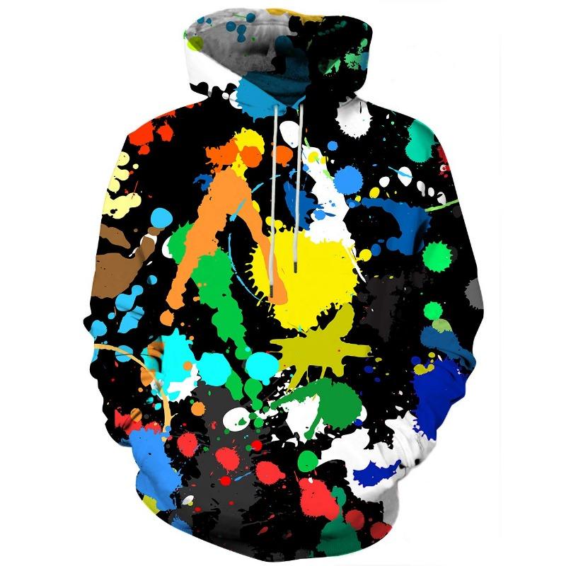 2026 Hgvoetty Felpe con Cappuccio Unisex Stampa 3D Grafica Spazio Pullover Felpe con Cappuccio per Uomo Donna
