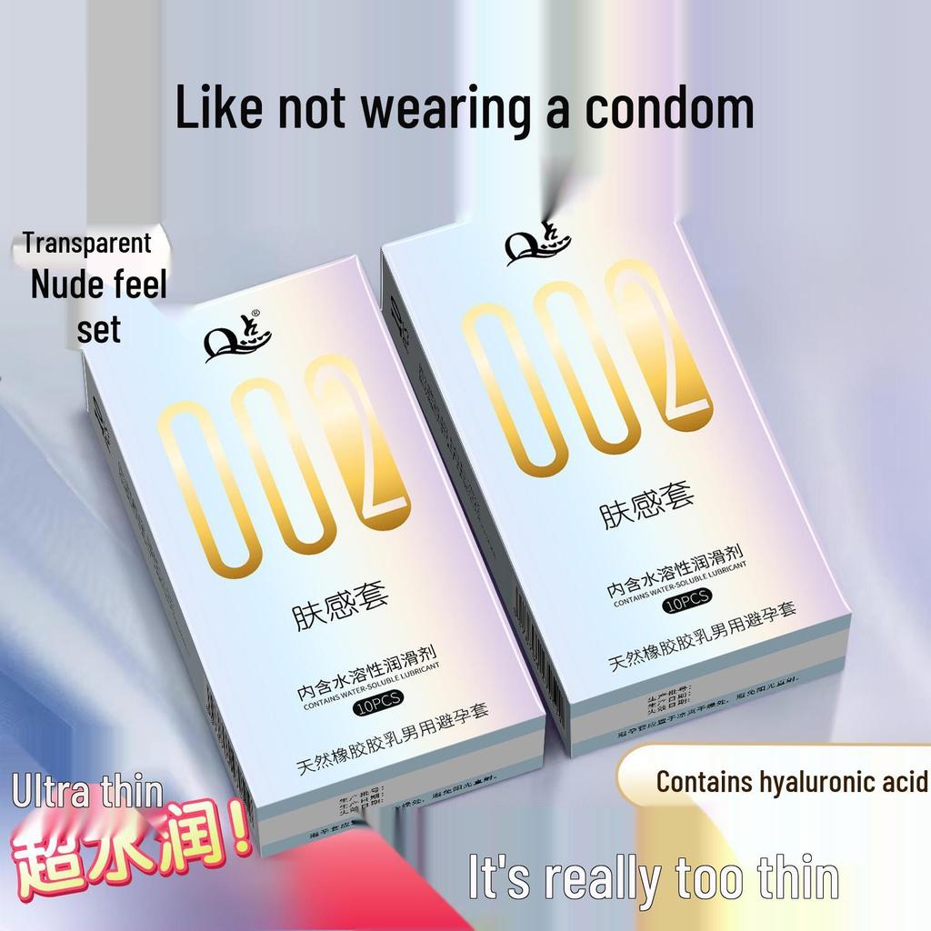 Ultra-Thin Hyaluronic Acid Long-Lasting Condoms for Men - Skin-Tight Intimacy Products