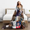 Fally Ipupa Congolese Singer Super Soft Blanket Kids Plush Throw Blanket Print Living Room Flannel Bedspread Sofa Bed Cover