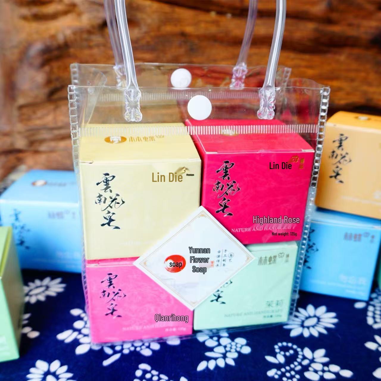 Lin Die Yunnan Handmade Essential Oil Soap – Popular Scenic Souvenir for Hands and Face