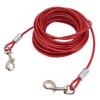 Dog Tie Out Cable Steel Wire Double Head Bite Resistant Outdoor Camping Dog Leash for Small Medium