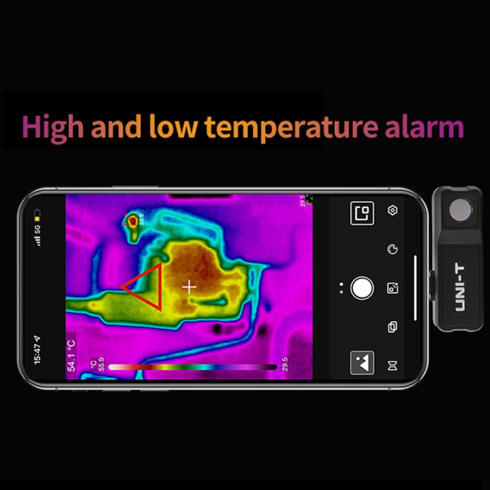 UNI-T Thermal Imager For Phone UTI120MS Thermal Imaging Camera For IOS PCB Circuit Floor Heat Detection