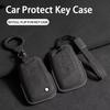 Wildleder Autoschlüssel Hülle für Volkswagen Golf 7 MK7 Tiguan MK2 für Ateca Leon FR Ibiza Skoda Octavia Kodiaq Auto Schlüsselanhänger Schale