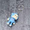 Dam Nyhet Tecknade Väskor Tillbehör Bil Hänge Leksak Söt Apa med LED-ljus Nyckelring Nyckelring