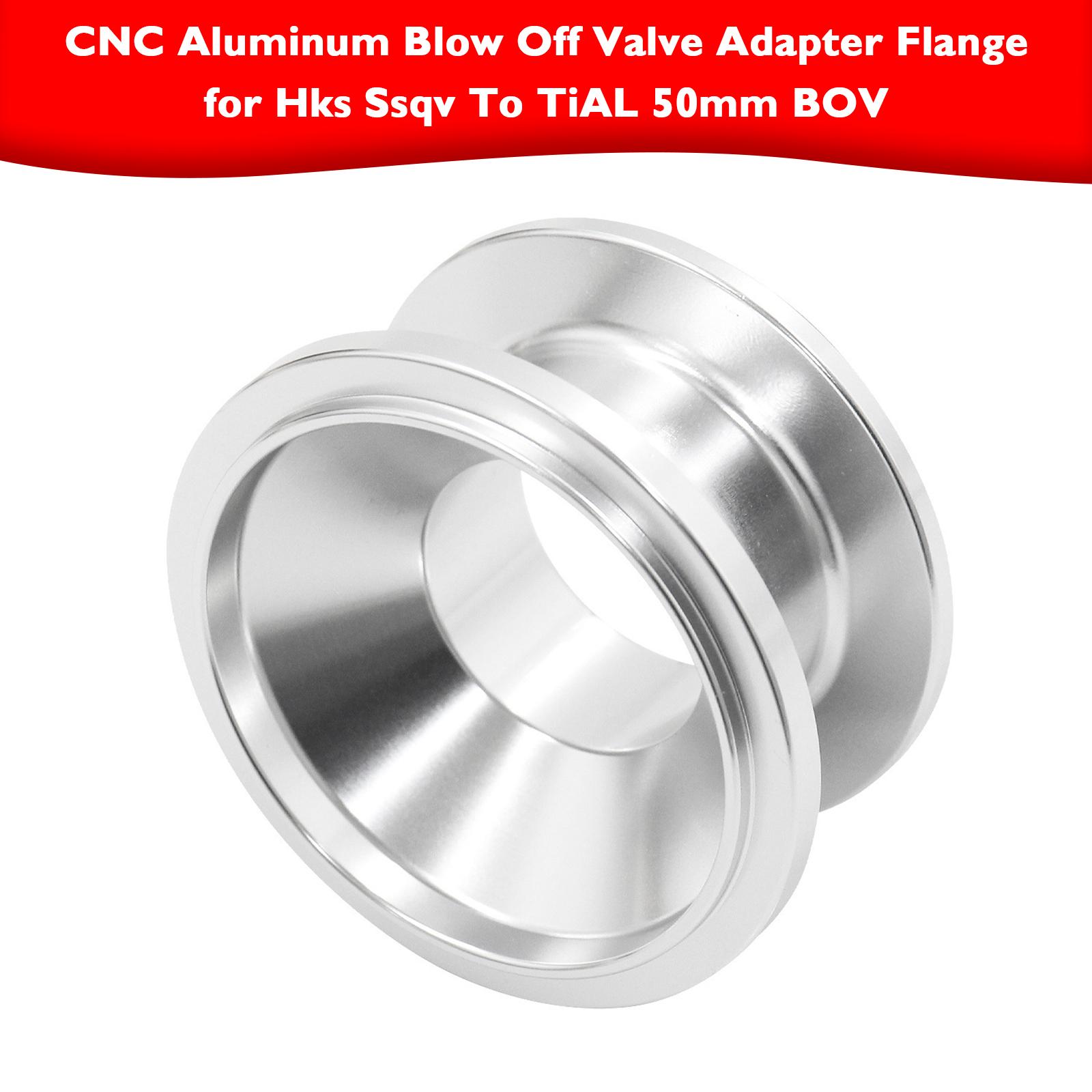 

CNC Aluminum Blow Off Valve Adapter Flange for Hks Ssqv To TiAL 50mm BOV
