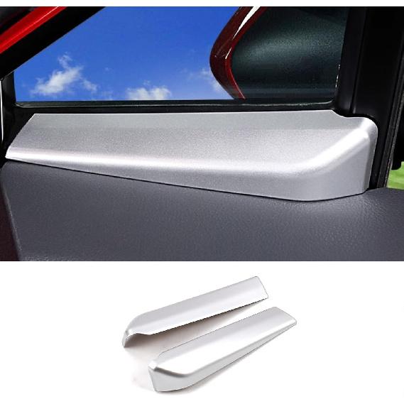 Car Accessories Fit for Toyota C-HR CHR 2018-2023 Front Door Window A Pillar Decoration Strips Cover Trim (Carbon Fiber Style) ABS 2 PCS