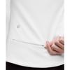 Lululemon Rulu Gathered Waist Long Sleeve Running Top White