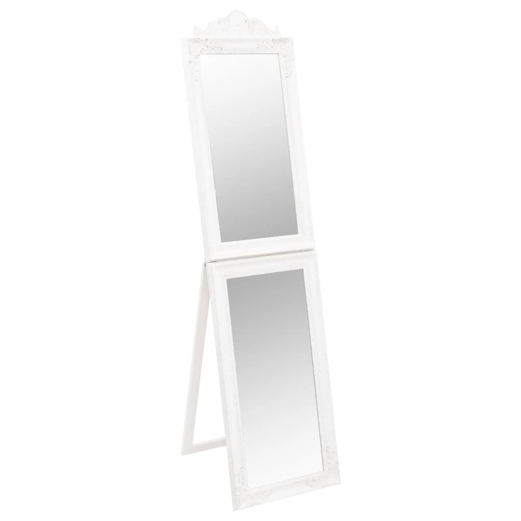 Floor Mirror White 40x160 cm
