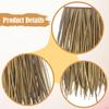 Roof Thatch Roofing Panel DIY Easy to Use Palm Roll Grass Skirting for Gardens Fence
