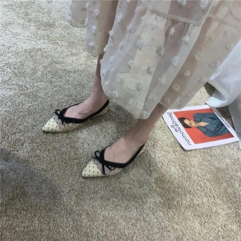Fashion Korean Style Young Office Slip-on Ladies Footwear Popular Luxury Brand Chic and Elegant High Quality Fashion Women's Flat Shoes