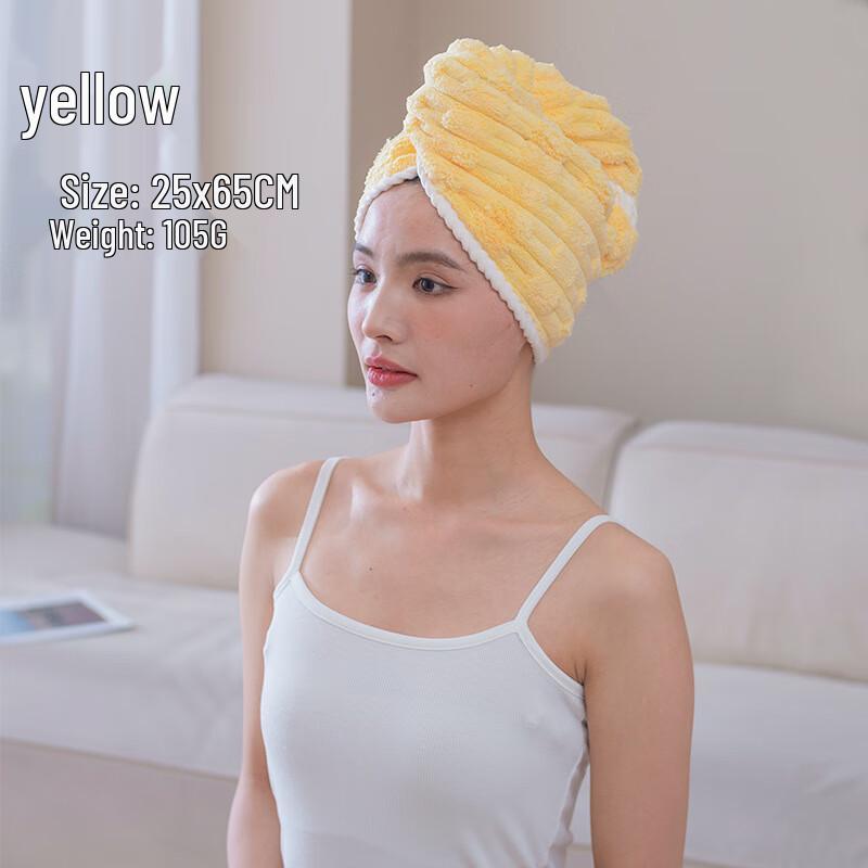 

Oujian Bamboo Fiber Quick Dry Hair Cap for Women